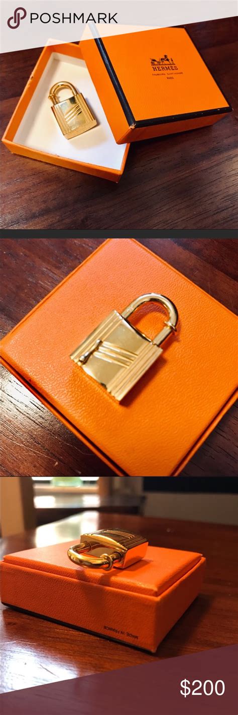 padlock hermes|authentic hermes locks for sale.